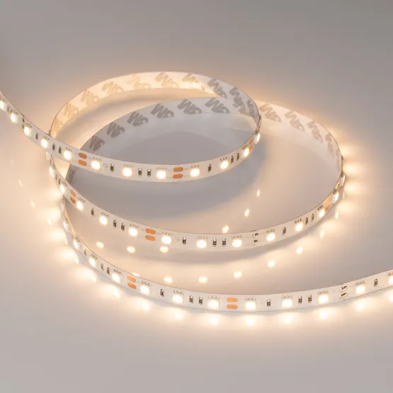 Фото #4 товара Светодиодная лента RT-B60-10mm 12V Warm2700 (14.4 W/m, IP20, 5060, 5m) (Arlight, 14.4 Вт/м, IP20)