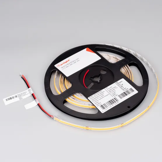 Фото #3 товара Светодиодная лента COB-X378-8mm 24V Warm2700 (11.5 W/m, IP20, CSP, 5m) (Arlight, Открытый)