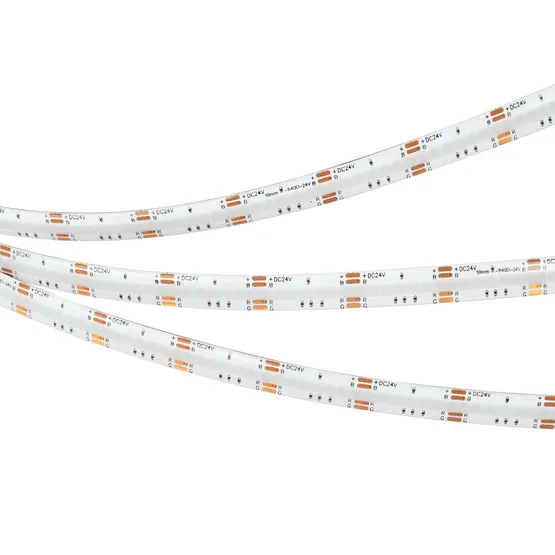 Фото #2 товара Светодиодная лента герметичная COB-SE-X840-10mm 24V RGB (16 W/m, IP65, CSP, 5m) (Arlight, -)