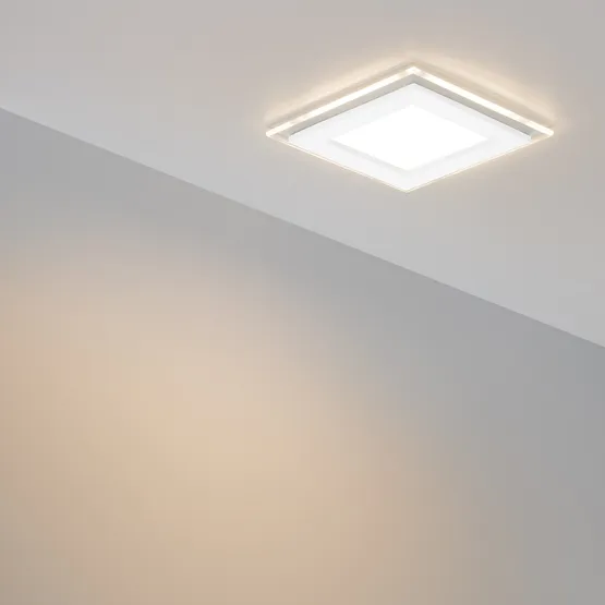 Фото #4 товара Светодиодная панель LT-S200x200WH 16W Warm White 120deg (Arlight, IP40 Металл, 3 года)