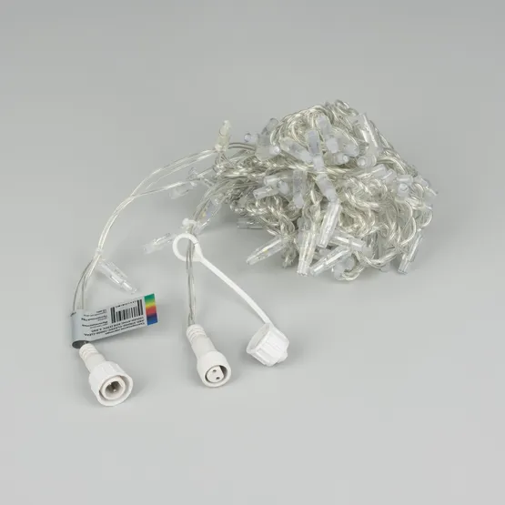 Фото #8 товара Светодиодная гирлянда ARD-STRING-CLASSIC-10000-CLEAR-100LED-SYNC RGB (230V, 6.5W) (Ardecoled, IP65, 1 год)