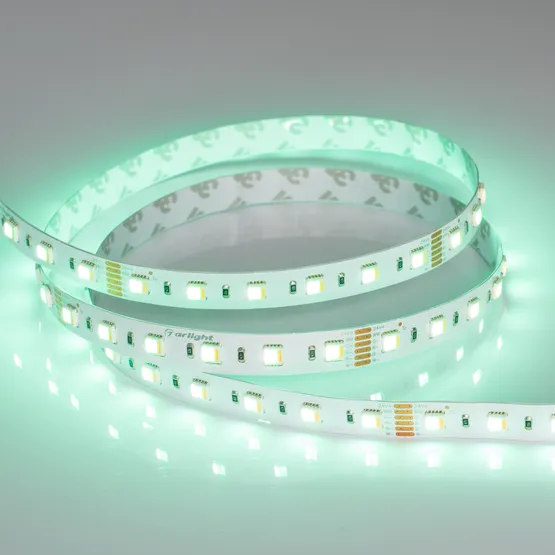 Фото #3 товара Светодиодная лента RT-B60-12mm 24V RGBW-MIX-5-in-1 (20 W/m, IP20, 5060, 5m) (Arlight, RGB-CCT, RGB-MIX, RGB-White MIX)