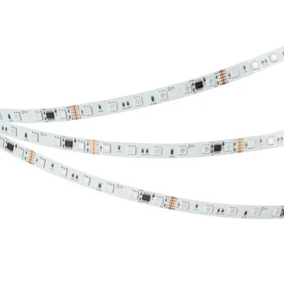 Фото #4 товара Светодиодная лента DMX-B60-10mm 24V RGB-PX6 (14 W/m, IP20, 5060, 5m) (Arlight, -)