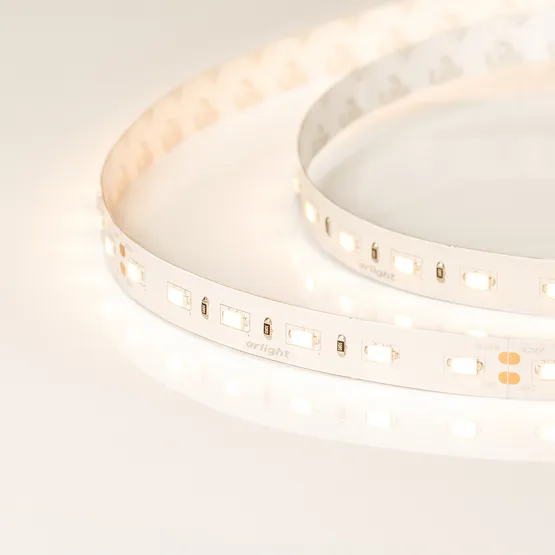 Фото #4 товара Светодиодная лента ULTRA-5000 24V Warm2400 2xH (5630, 300 LED, LUX) (Arlight, 27 Вт/м, IP20)