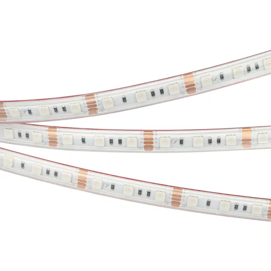 Фото #2 товара Светодиодная лента герметичная RTW-PS-B60-12mm 12V RGB (14.4 W/m, IP67, 5060, 5m) (Arlight, 14.4 Вт/м, IP67)
