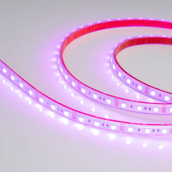Фото #5 товара Светодиодная лента RTW 2-5000P 12V RGB 2x (5060, 300 LED, LUX) (Arlight, 14.4 Вт/м, IP66)