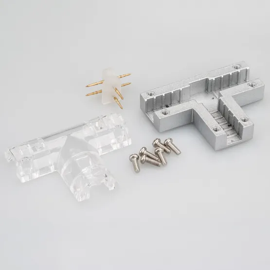 Фото #2 товара Соединитель тройной ARL-CLEAR-Mini-2x90 (16x8mm) (Arlight, Металл)