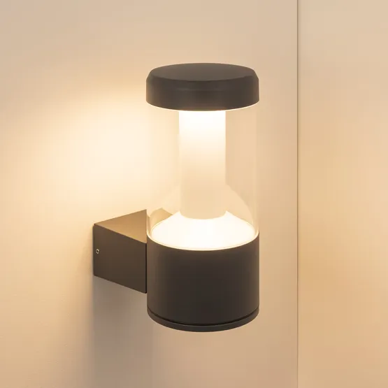 Фото #3 товара Светильник LGD-STEM-WALL-10W Warm3000 (GR, 185 deg, 230V) (Arlight, IP65 Металл, 3 года)