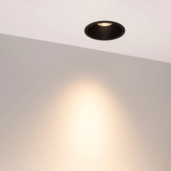 Фото #4 товара Светильник MS-HARBOR-R106-15W Warm3000 (BK, 24 deg, 230V) (Arlight, IP20 Металл, 5 лет)