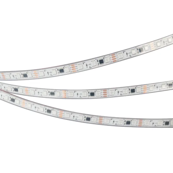 Фото #3 товара Светодиодная лента герметичная SPI-PS-B60-12mm 12V RGB-PX3-BPT (12 W/m, IP67, 5060, 5m) (Arlight, бегущий огонь)