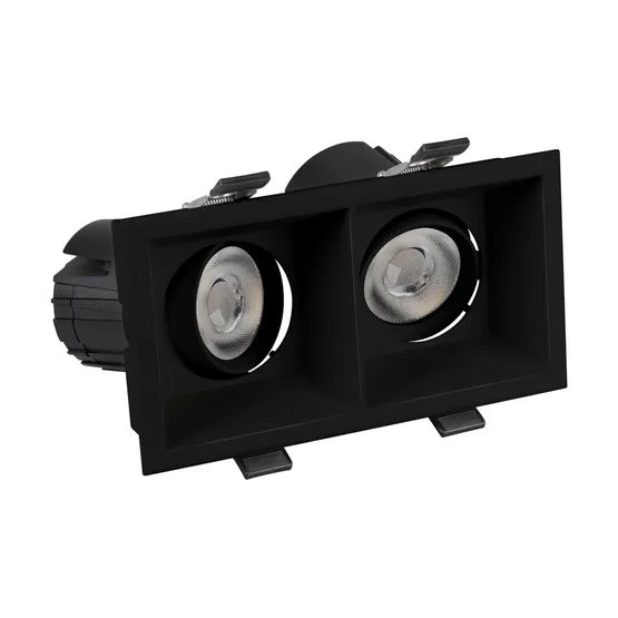 Фото #6 товара Светильник MS-FLOW-BUILT-S157x85-2x6W Warm3000 (BK, 15 deg, 230V) (Arlight, IP20 Металл, 5 лет)
