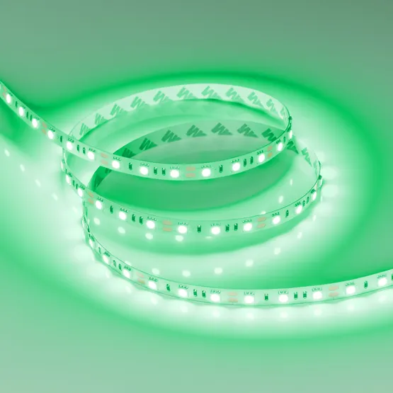 Фото #2 товара Светодиодная лента RT-B60-10mm 12V Green (14.4 W/m, IP20, 5060, 5m) (Arlight, 14.4 Вт/м, IP20)
