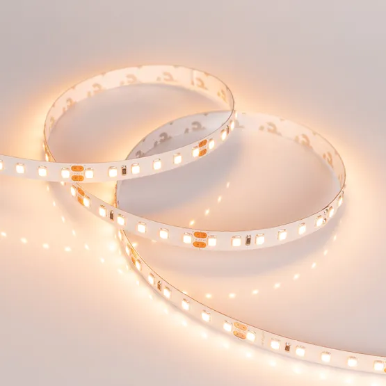 Фото #2 товара Светодиодная лента RT 2-5000 24V Warm3000 2x (2835, 600 LED, CRI98) (Arlight, 14.4 Вт/м, IP20)