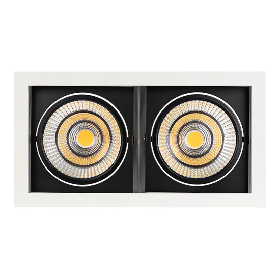 Фото #7 товара Светильник CL-KARDAN-S283x152-2x25W Warm3000 (WH-BK, 30 deg) (Arlight, IP20 Металл, 3 года)