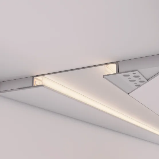Фото #7 товара Профиль FANTOM-W75-DUAL-2000 WHITE (Arlight, Алюминий)