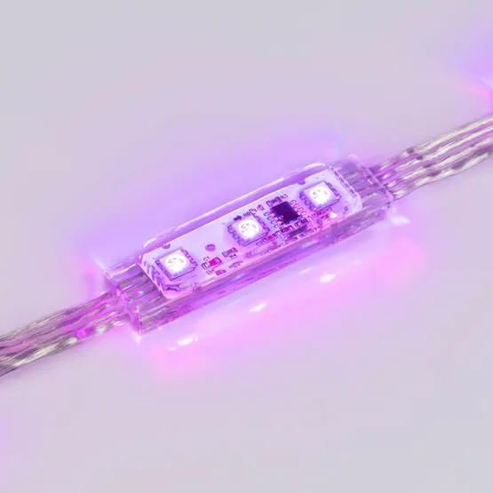 Фото #2 товара Модуль управляемый DMX-B3 12V RGB (0.72W, IP68, 140 deg) (Arlight, Пластик, 3 года)