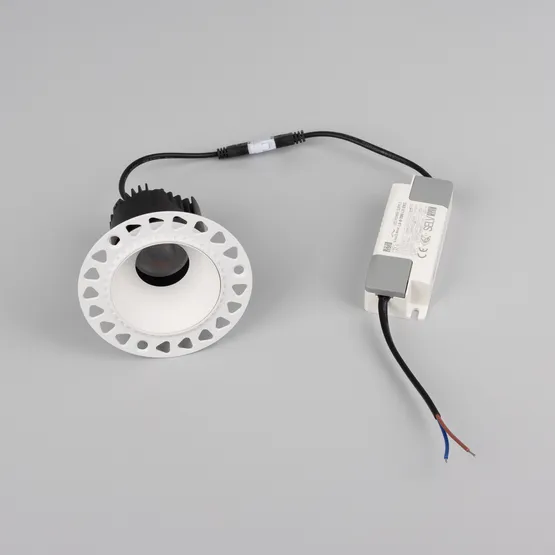Фото #6 товара Светильник MS-ARADO-TRIMLESS-R65-9W Warm3000 (WH-WH, 55 deg, 230V) (Arlight, IP20 Металл, 5 лет)