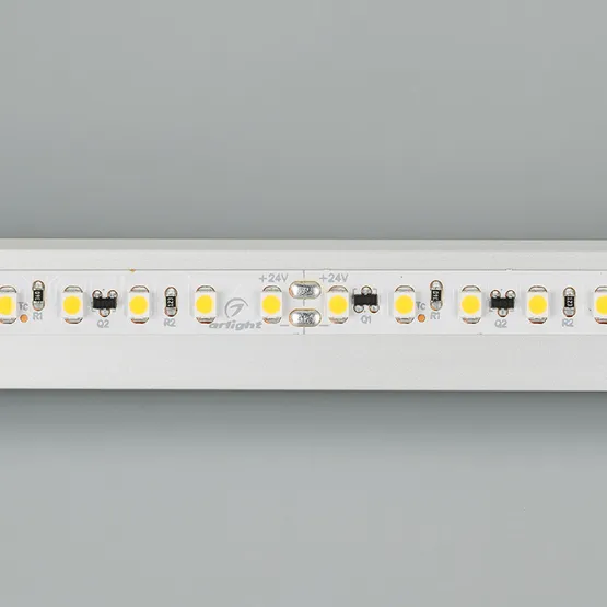 Фото #3 товара Светодиодная лента RT-10000 24V Warm3000 2x (3528, 120 LED/m, 10m) (Arlight, 9.6 Вт/м, IP20)