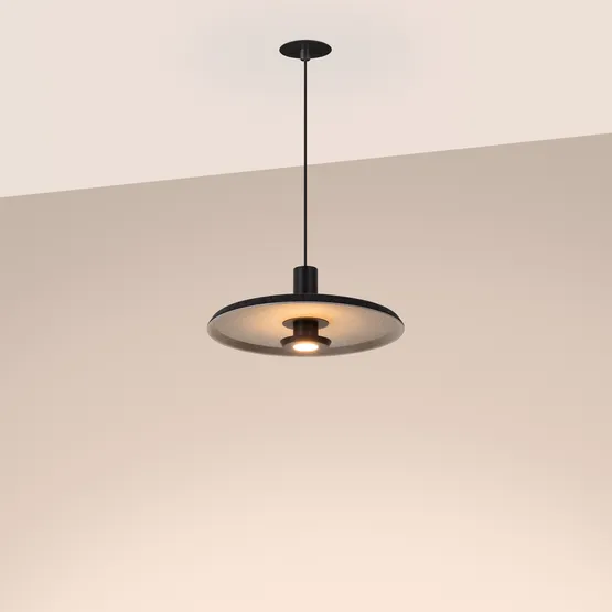 Фото #4 товара Светильник SP-KOTARO-R350-12W Warm2700 (BK-GR, 36 deg, 230V, TRIAC) (Arlight, IP20 Фетр, 3 года)