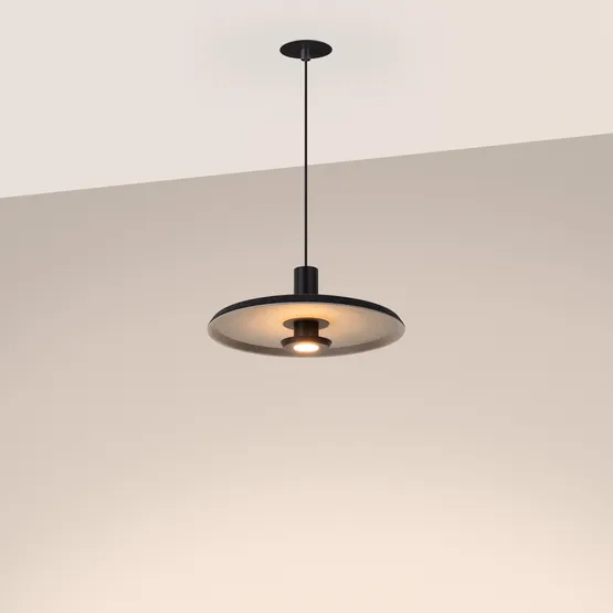 Фото #3 товара Светильник SP-KOTARO-R350-12W Warm3000 (BK-GR, 36 deg, 230V, TRIAC) (Arlight, IP20 Фетр, 3 года)