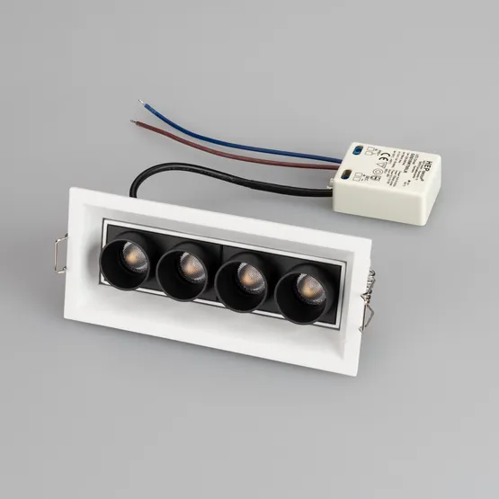 Фото #2 товара Светильник MS-ORIENT-BUILT-TURN-TC-S67x150-10W Warm3000 (BK-BK, 30 deg, 230V) (Arlight, IP20 Металл, 5 лет)