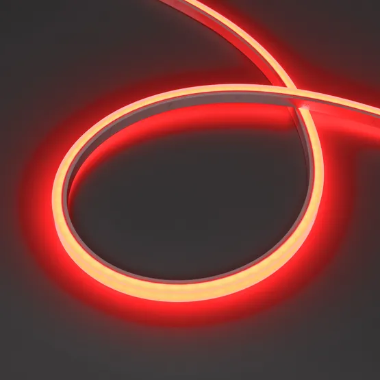 Фото #2 товара Светодиодная лента герметичная WAVE-TOP-PU-H120-10x10mm 24V RGB (10 W/m, IP68, 1m, wire x1) (Arlight, Вывод боковой, 3 года)