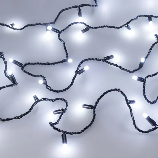 Фото #2 товара Светодиодная гирлянда ARD-STRING-CLASSIC-10000-BLACK-100LED-MILK-STD White (230V, 7W) (Ardecoled, IP65, 1 год)