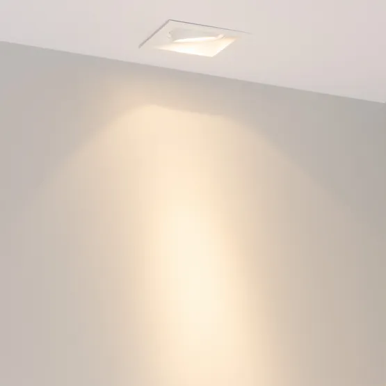 Фото #5 товара Светильник MS-VORTEX-BUILT-S90x90-12W Warm3000 (WH-WH, 20 deg, 230V) (Arlight, IP20 Металл, 5 лет)