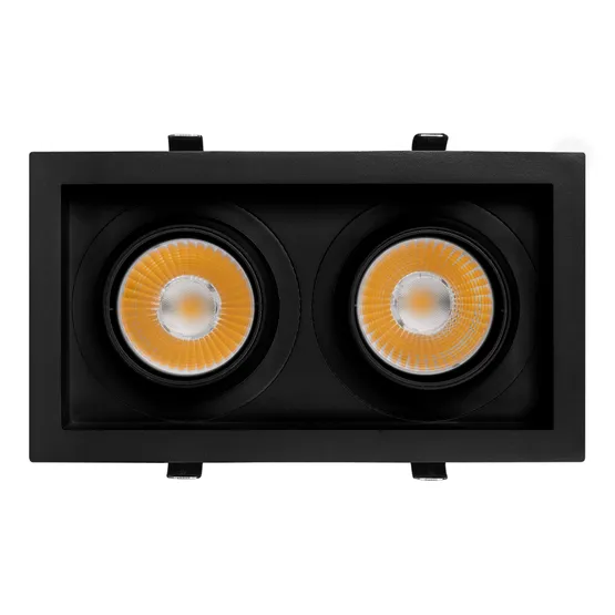 Фото #5 товара Светильник MS-VORTEX-BUILT-S250x140-2x30W Day4000 (BK-BK, 17 deg, 230V) (Arlight, IP20 Металл, 5 лет)