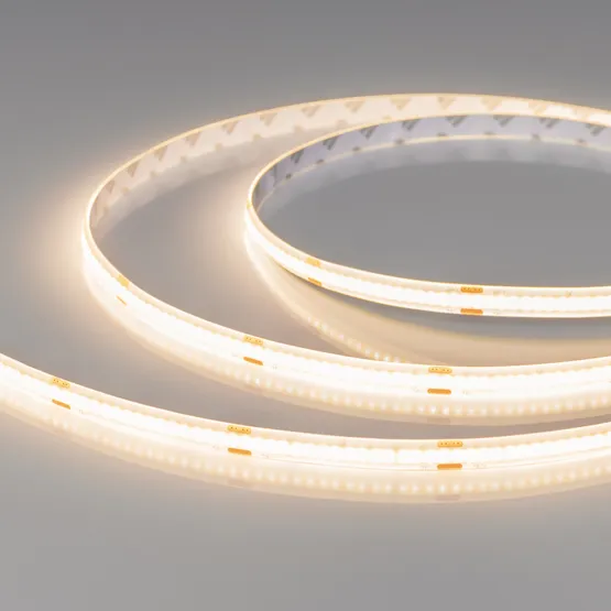 Фото #1 товара Светодиодная лента герметичная COB-SE-X320-8mm 24V Warm3000 (8 W/m, IP65, 5m) (Arlight, -)