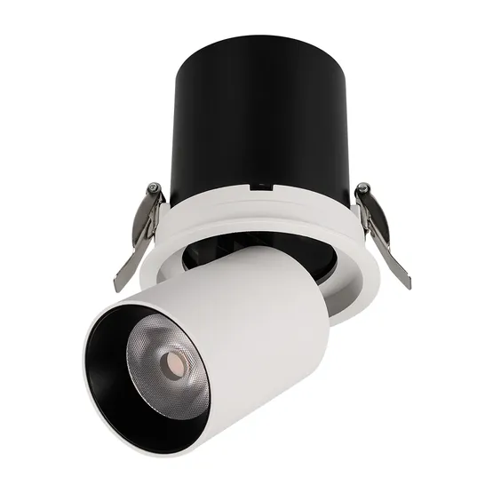 Фото #1 товара Светильник LGD-PULL-R100-10W Warm3000 (WH, 20 deg) (Arlight, IP20 Металл, 3 года)