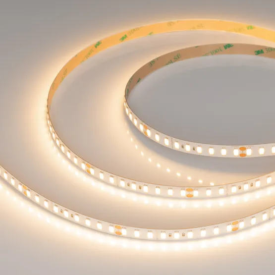 Фото #5 товара Светодиодная лента ULTRA-C126-10mm 24V Warm3000 (14.4 W/m, IP20, 5630, 5m) (Arlight, высок.эфф.200 лм/Вт)