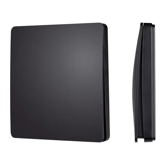 Фото #1 товара INTELLIGENT ARLIGHT Кнопочная панель KINETIC-801-22-1G-WP-SUF Black (No battery, IP67, 433Mhz) (IARL, IP67 Пластик, 3 года)