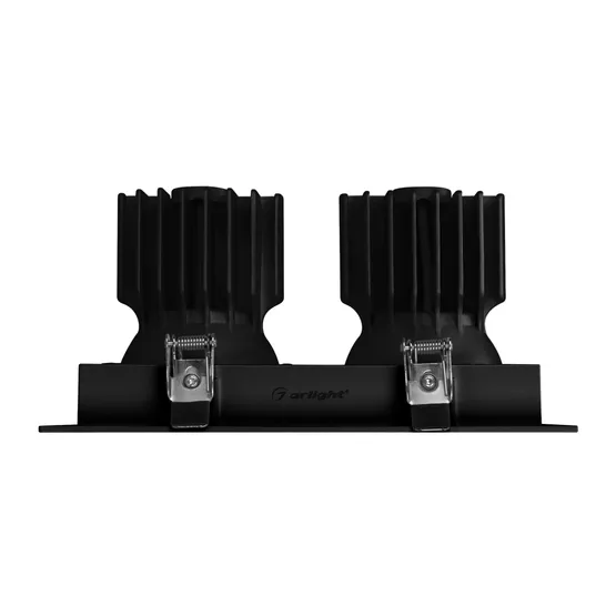 Фото #4 товара Светильник MS-VORTEX-BUILT-S210x117-2x20W Day4000 (BK-BK, 20 deg, 230V) (Arlight, IP20 Металл, 5 лет)