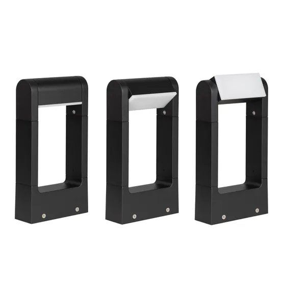 Фото #3 товара Светильник LGD-PATH-FRAME-ROTARY-H300-6W Warm3000 (BK, 111 deg, 230V) (Arlight, IP65 Металл, 3 года)