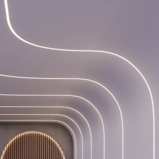 Фото #5 товара Силиконовый профиль WPH-FLEX-1616-TWIST-S11-5m WHITE (Arlight, Силикон)