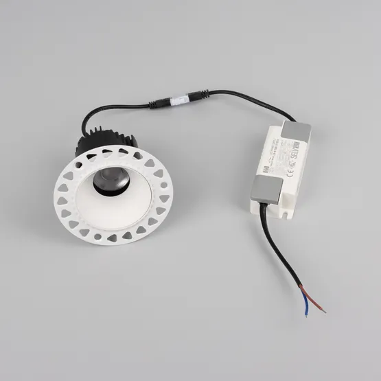 Фото #5 товара Светильник MS-ARADO-TRIMLESS-R65-9W Warm2700 (WH-WH, 55 deg, 230V) (Arlight, IP20 Металл, 5 лет)