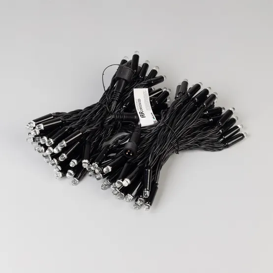 Фото #4 товара Светодиодная гирлянда ARD-STRING-CLASSIC-15000-BLACK-100LED-LIVE RGB-SPI (12V, 53W) (Ardecoled, IP65, 1 год)