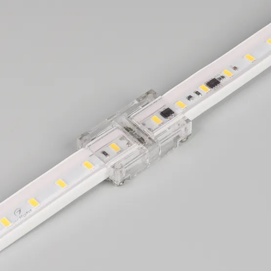 Фото #2 товара Коннектор прямой для ленты ARL-50000PV (15.5x6mm) прозрачный (Arlight, Пластик)