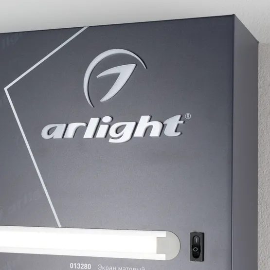 Фото #2 товара Стенд Профиль встраиваемый ARL-1100x600mm-02 (DB 3мм, пленка, лого) (Arlight, -)