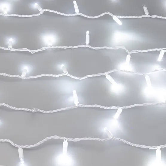 Фото #3 товара Светодиодная гирлянда ARD-STRING-CLASSIC-1000-WHITE-100LED-PULSE White (230V, 7W) (Ardecoled, IP65, 1 год)