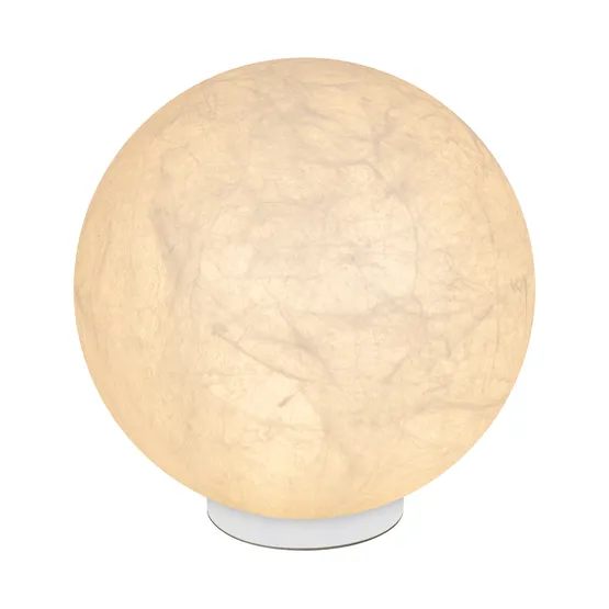 Фото #1 товара Светильник SP-SILKA-TAB-R350-11W Warm2700 (WH, 330 deg, TOUCH-DIM) (Arlight, IP20 Натуральный шелк, 3 года)