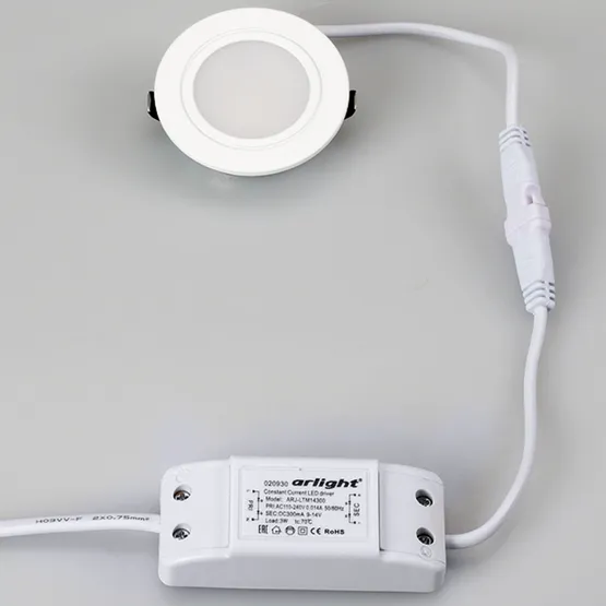 Фото #3 товара Светодиодный светильник LTM-R60WH-Frost 3W Warm White 110deg (Arlight, IP40 Металл, 3 года)