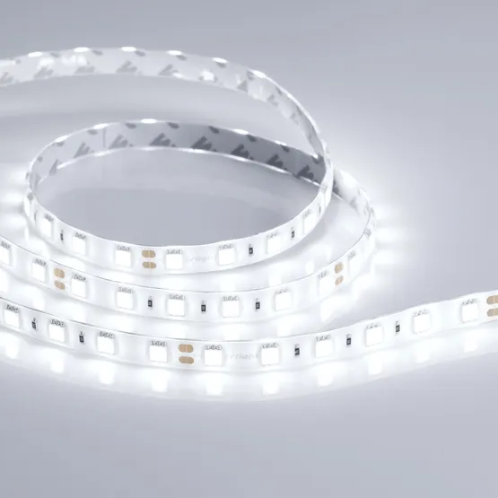 Фото #2 товара Светодиодная лента RTW 2-5000SE 24V White 2x (5060, 300 LED, LUX) (Arlight, 14.4 Вт/м, IP65)