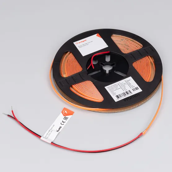 Фото #2 товара Светодиодная лента COB-X480-4mm 24V Magenta (4 W/m, IP20, 5m) (Arlight, -)