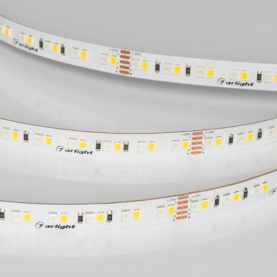 Фото #5 товара Светодиодная лента RT-A168-10mm 24V RGBW-Warm (20 W/m, IP20, 5m) (Arlight, высок.эфф.150 лм/Вт)