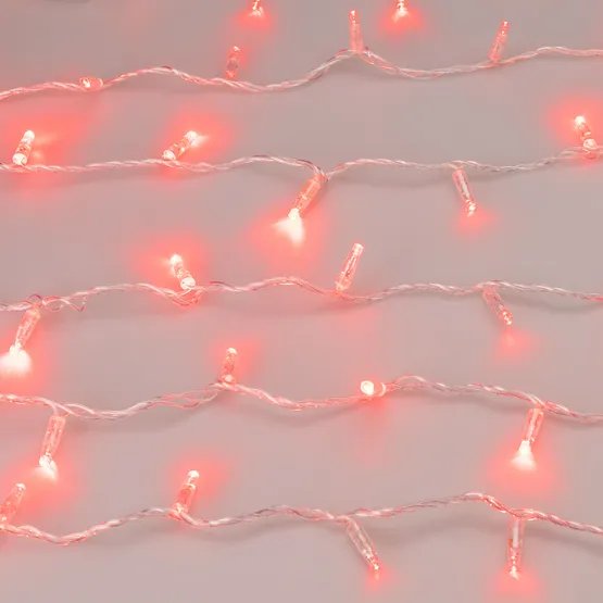 Фото #4 товара Светодиодная гирлянда ARD-STRING-CLASSIC-1000-CLEAR-100LED-PULSE Red (230V, 7W) (Ardecoled, IP65, 1 год)