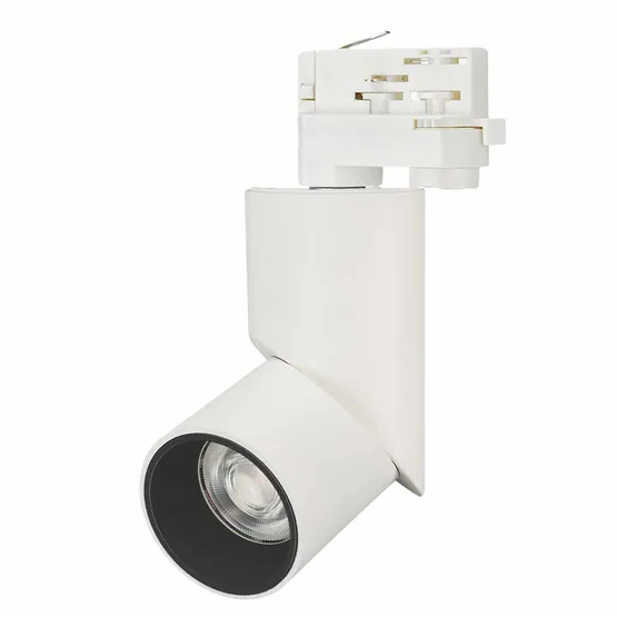 Фото #1 товара Светильник LGD-TWIST-TRACK-4TR-R70-15W White5000 (WH-BK, 30 deg, 48V, DALI) (Arlight, IP40 Металл, 3 года)