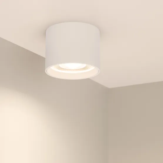 Фото #4 товара Светильник SP-DICE-R77-10W Warm3000 (WH, 24 deg, 230V) (Arlight, IP54 Металл, 5 лет)