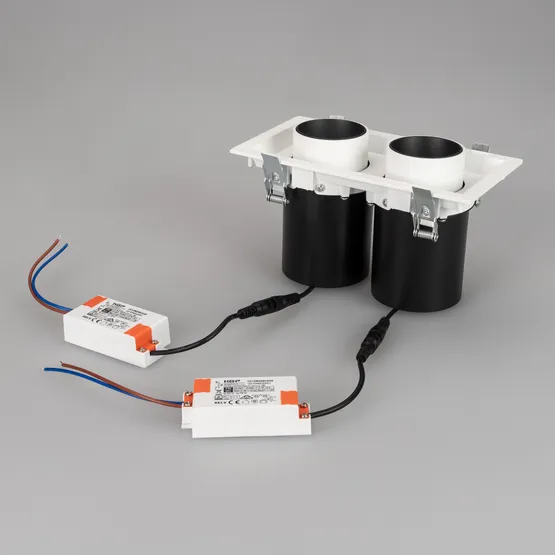 Фото #2 товара Светильник LTD-PULL-S110x210-2x10W Day4000 (WH, 24 deg, 230V) (Arlight, IP20 Металл, 5 лет)